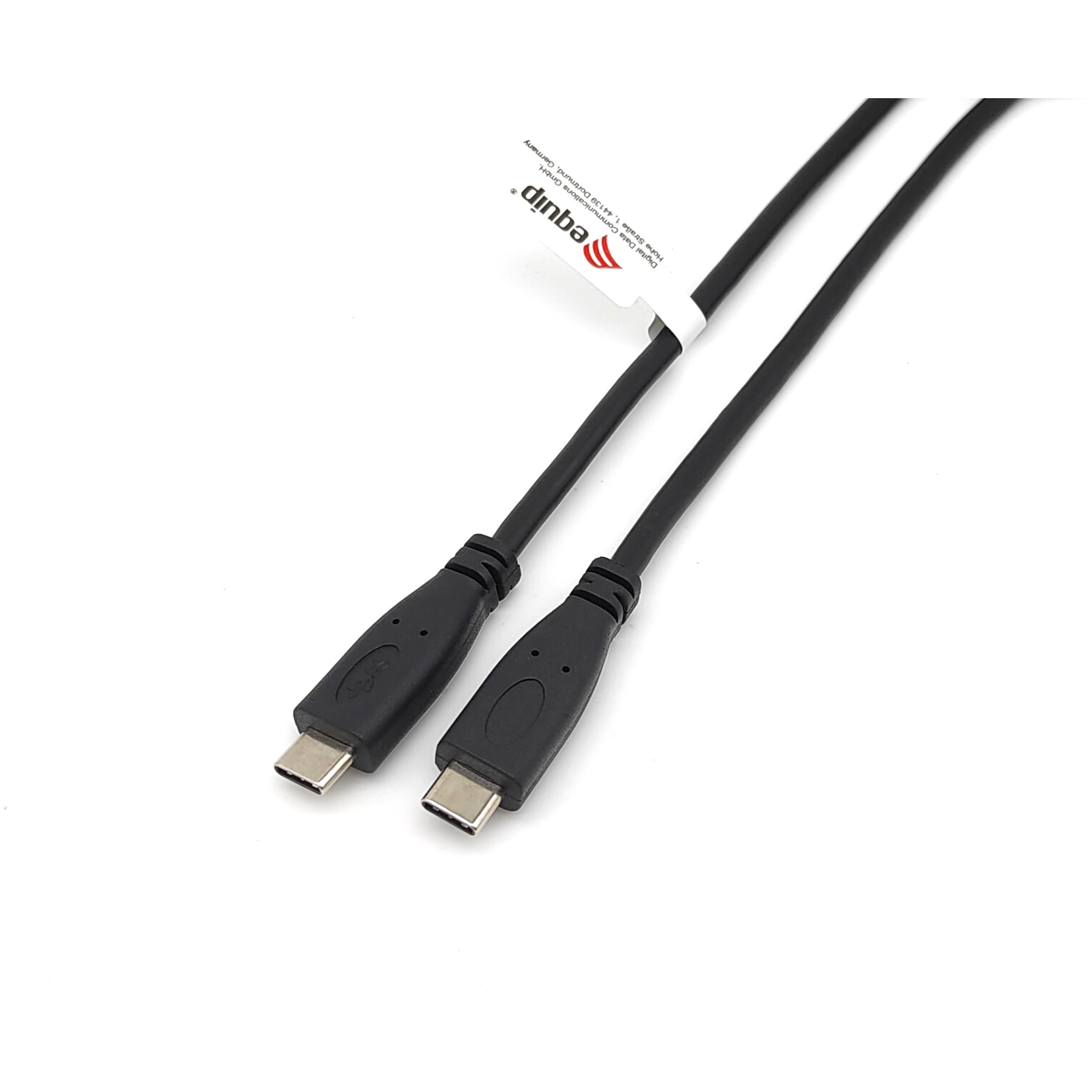 Kabllo Equip USB-C 2.0 & C St/St 2.00m 3A 480Mbps / e zezë - Figura 2