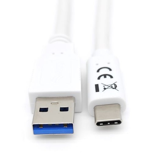 Kabllo Equip USB-A 3.2 & C St/St 2.00m 3A/20V / e bardhë - Figura 4