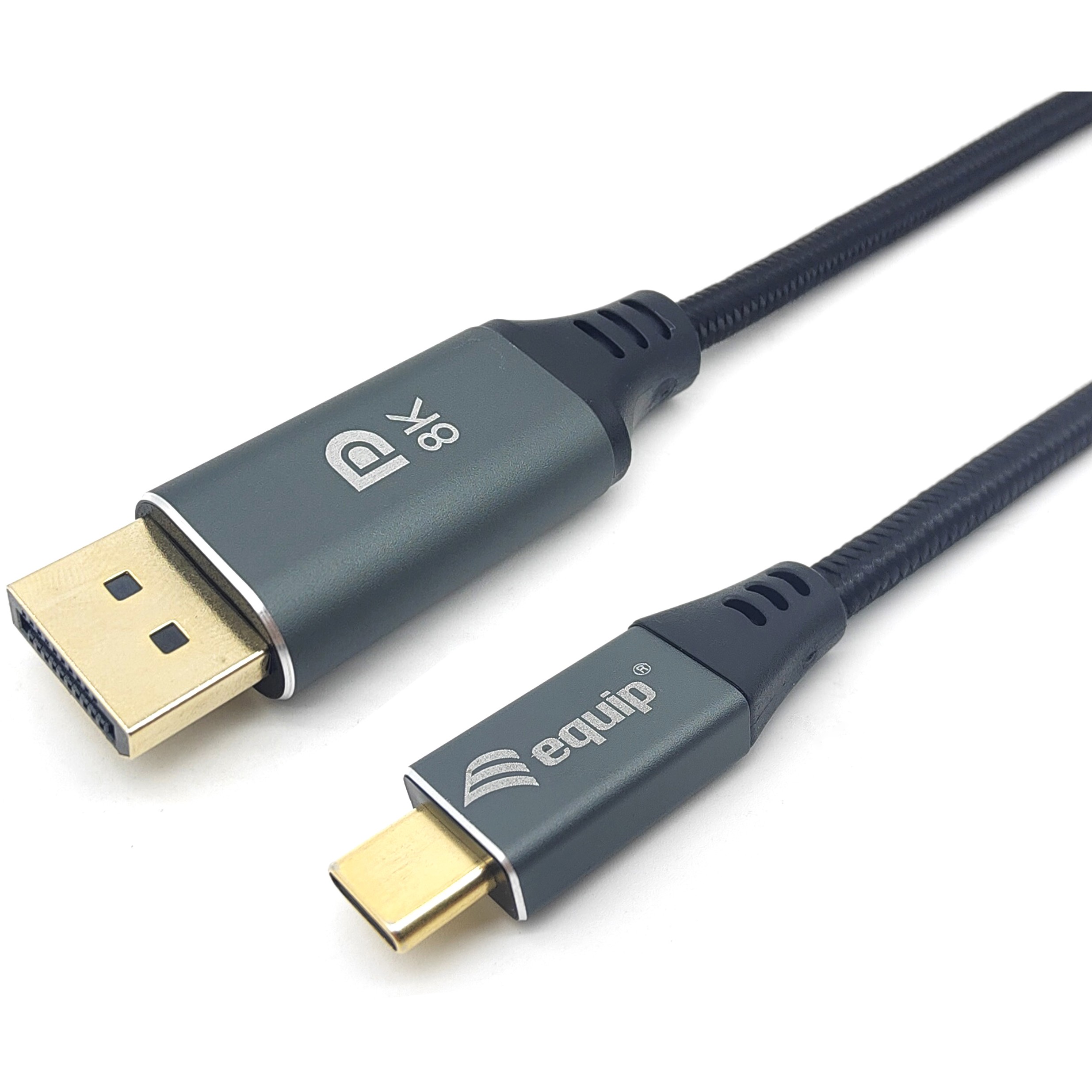 Kabllo Adapter Equip USB-C & DisplayPort 8K60Hz 3.00m / Gri