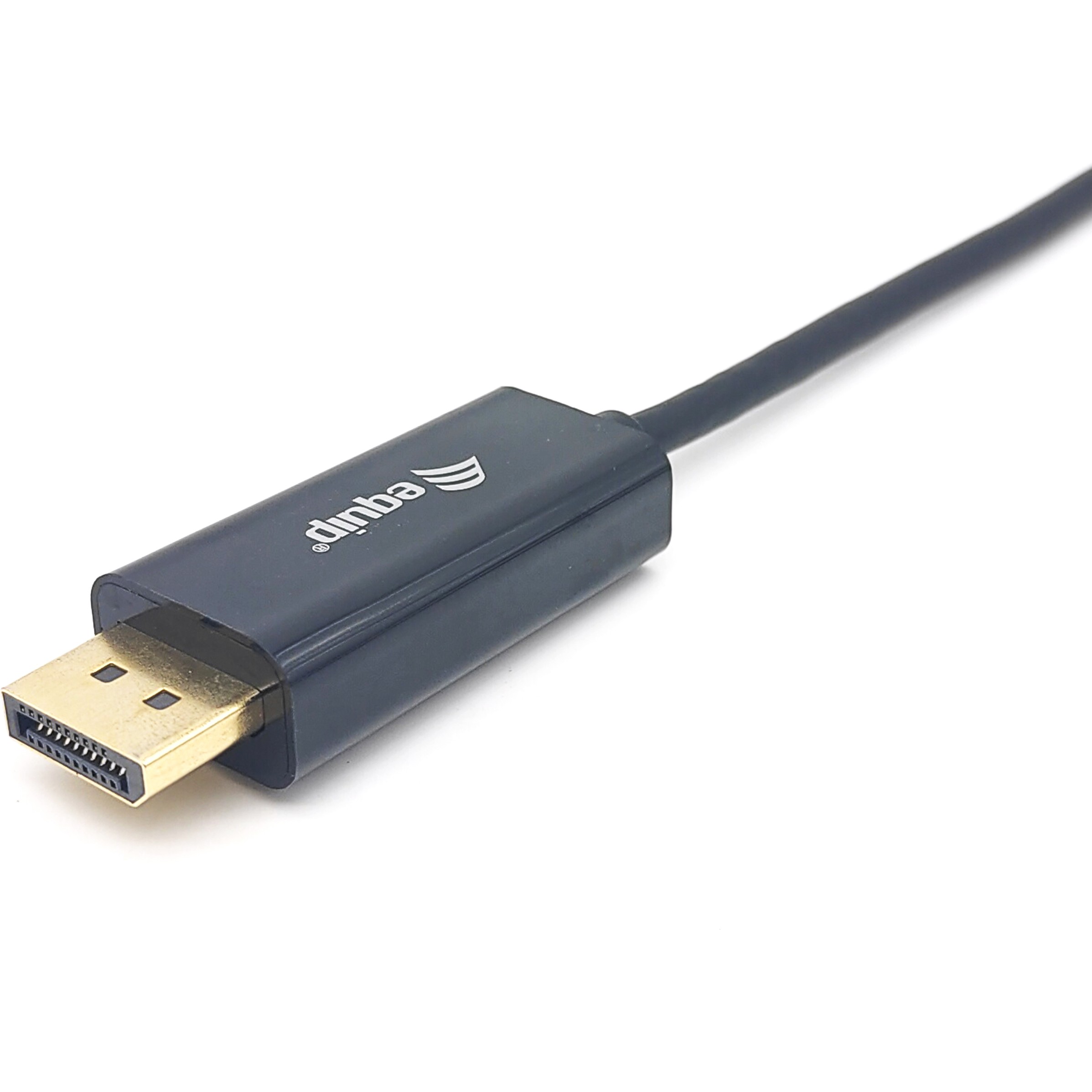 Kabllo Adapter Equip USB-C & DisplayPort 4K60Hz 3.00m / e zezë - Figura 2