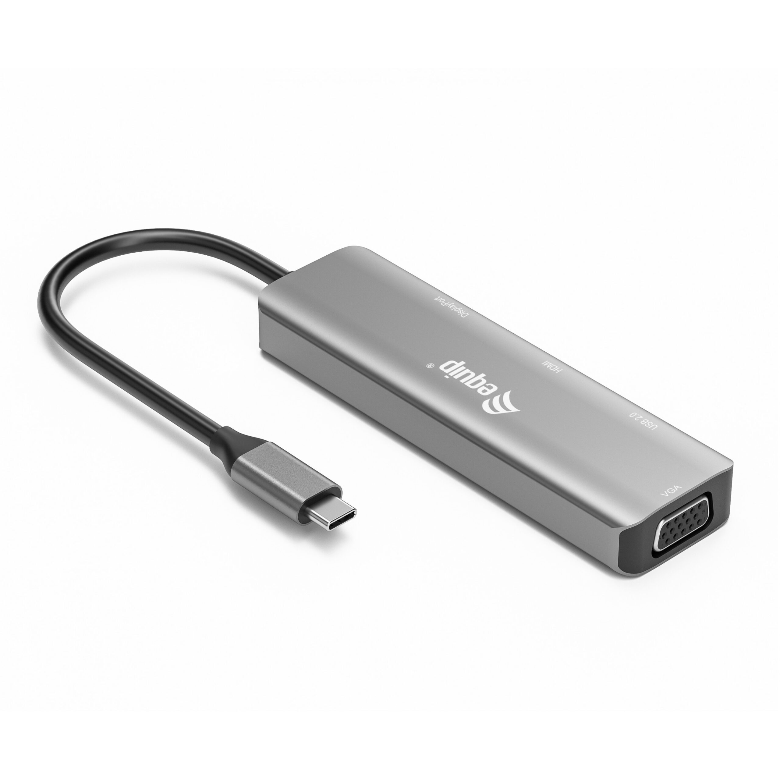 Docking Station Equip USB-C & HDMI/DisplayPort/VGA 4K/1080P/60Hz / Gri - Figura 2