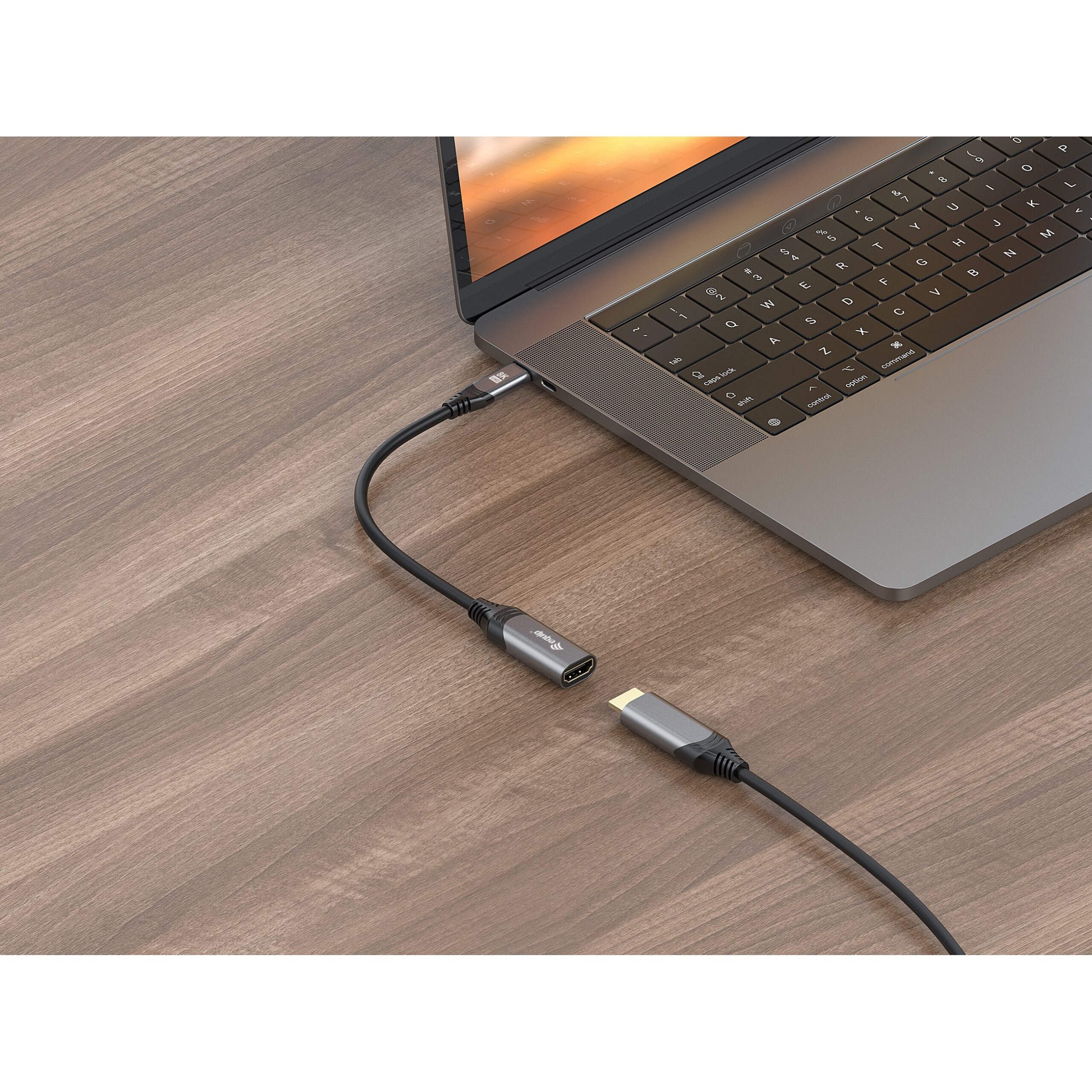 Kabllo Adapter Equip USB-C & HDMI 2.1 8K60Hz 0.15m / Gri - Figura 3