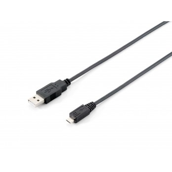 Kabllo USB / USB-A 2.0 / Equip / A–micro B / 1.8m / 480Mbps - Zezë