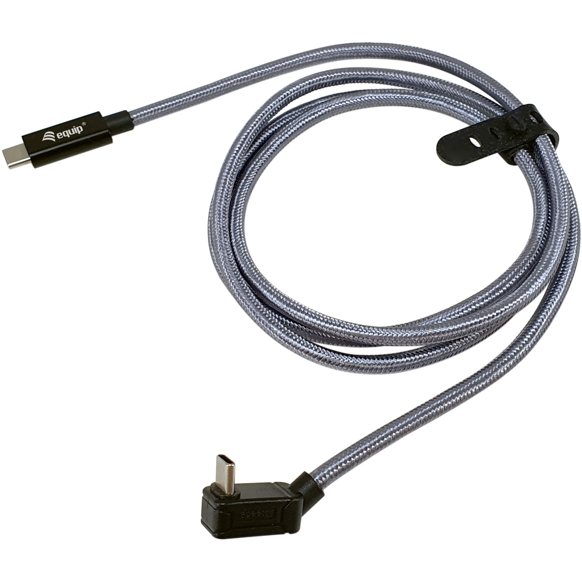 Kabllo USB Equip USB-C 3.0 në USB-C (St/St) / 2.00m / 5A / 4K@60Hz – Zezë