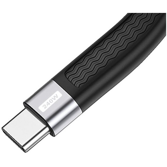 Kabllo USB Equip USB4 Gen3 në USB-C (St/St) / 0.13m / 80Gbps – Zezë - Figura 3