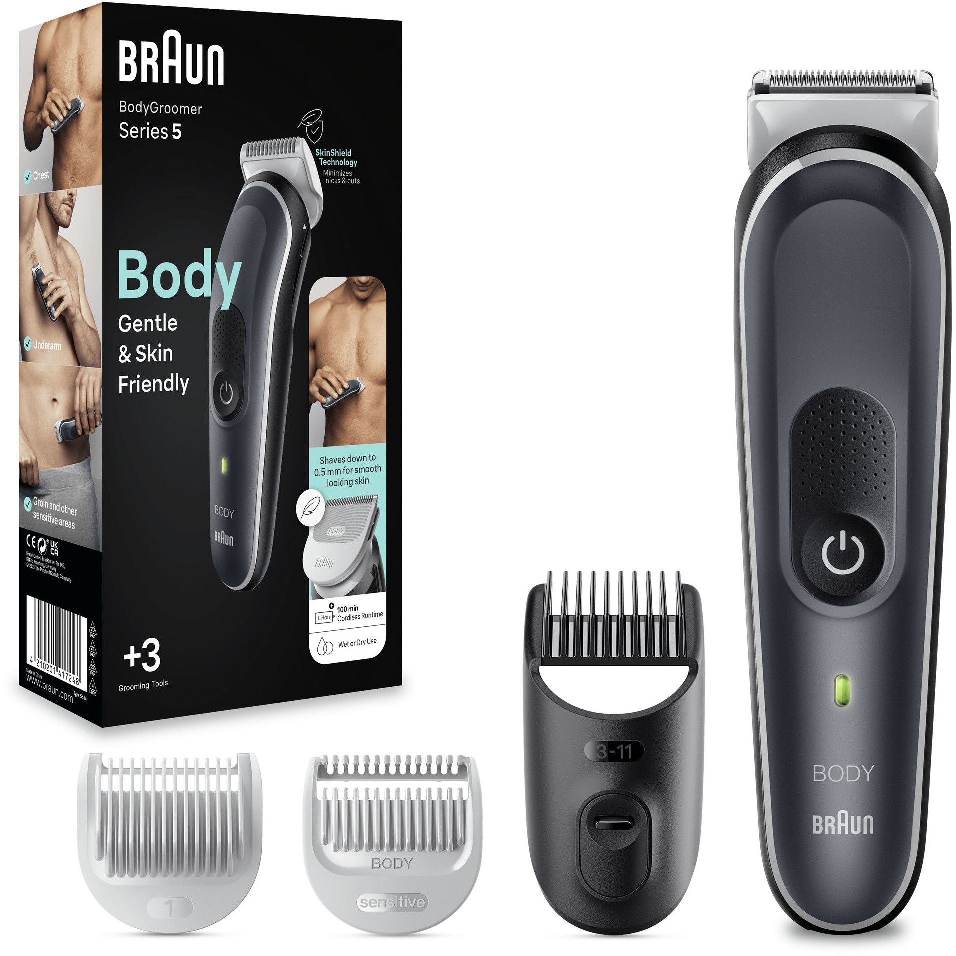 Makinë rroje elektrike Braun BG 5340 BodyGroomer
