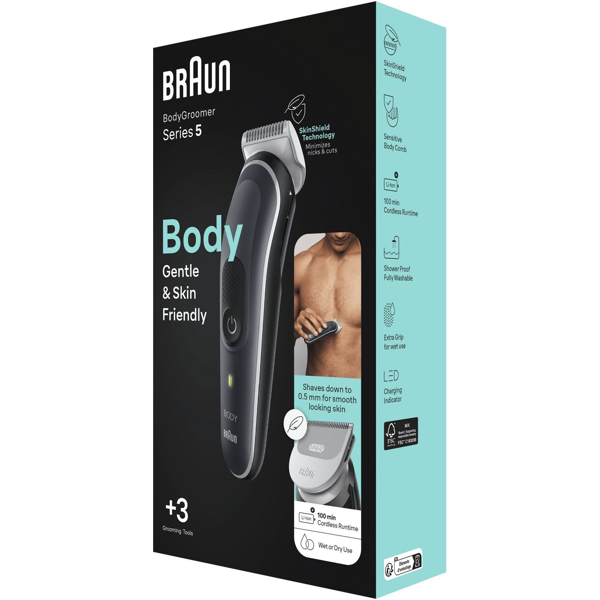 Makinë rroje elektrike Braun BG 5340 BodyGroomer - Figura 3