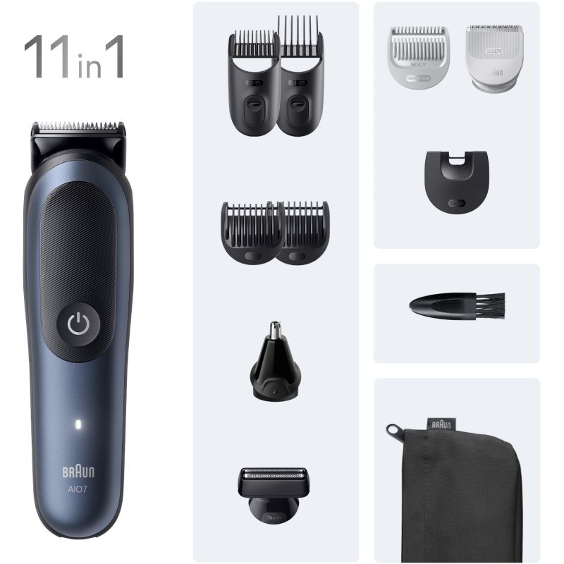 Makinë e rrojes Braun Series 7 / All-In-One Style Kit - Blu e Errët - Figura 2