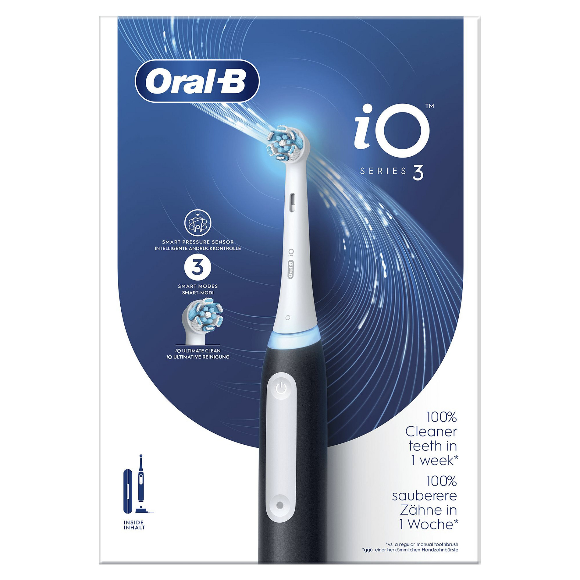 Furçë dhëmbësh elektrike Oral-B iO Series 3N – Zezë - Figura 2