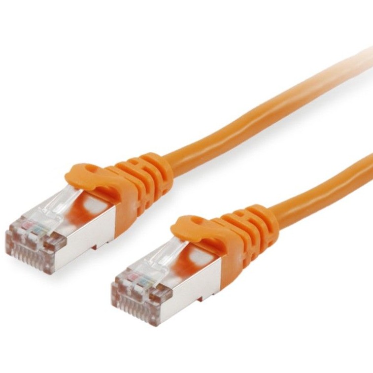 Kabllo UTP Equip Patchkabel Cat6A S/FTP 2xRJ45 1.00m orange LSZH Polybeutel