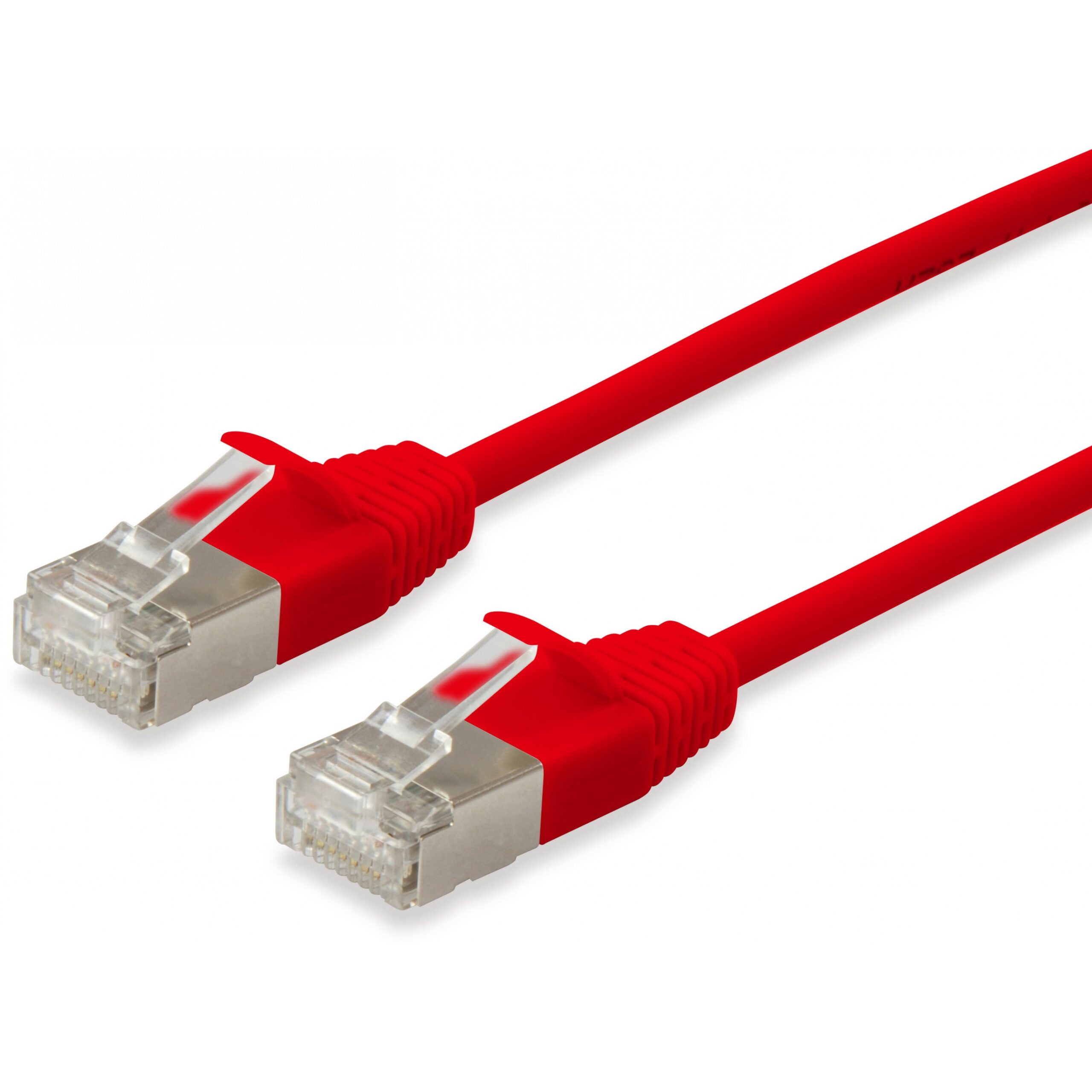 Kabllo për Rrjet Equip Patch Cable Cat6A F/FTP / 2xRJ45 / 5.00m / LSZH / Polybag – Kuqe