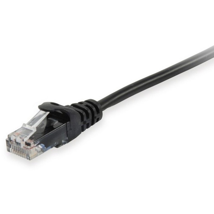 Kabllo për rrjet / Equip Patch Cable Cat6A U/UTP / 2xRJ45 / 3.00m / LSZH / Polybag – Zezë