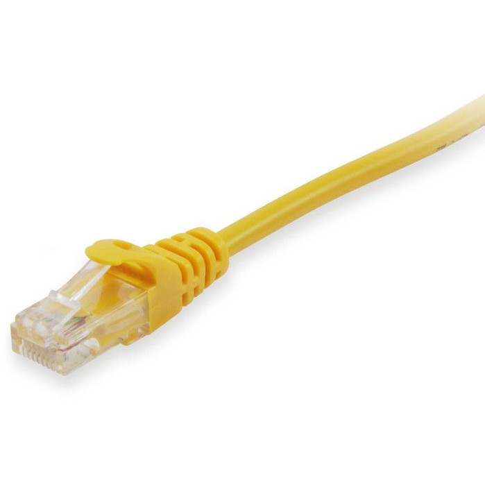 Kabllo për rrjet / Equip Patch Cable Cat6A U/UTP / 2xRJ45 / 3.00m / LSZH / Polybag – Verdhë