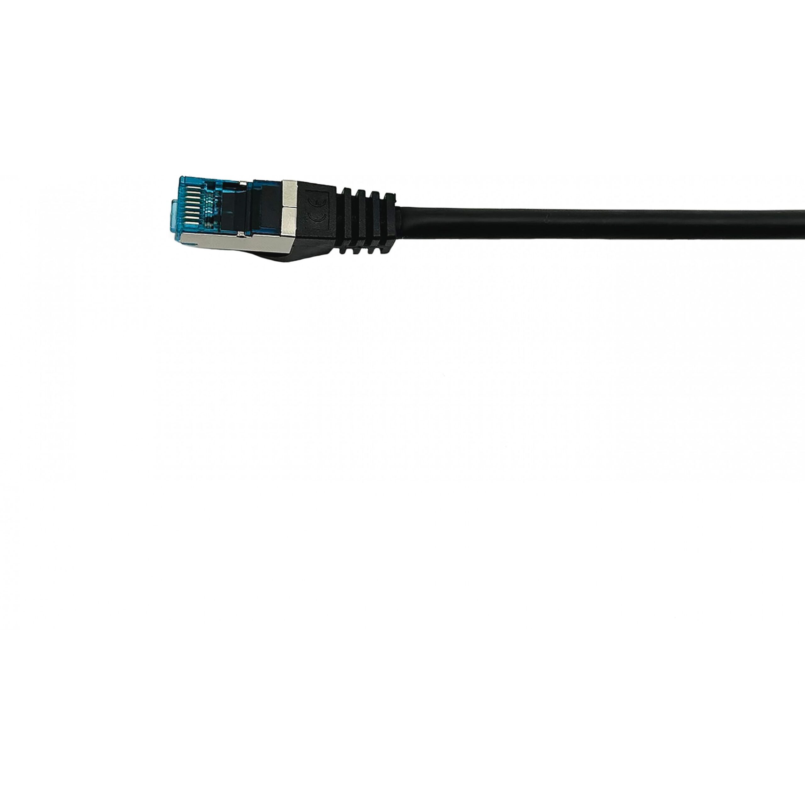 Kabllo për Rrjet Equip Patch Cat6A S/FTP RJ45 në RJ45 / 1.00m / këndor / LSZH / Polybag – Zezë - Figura 4
