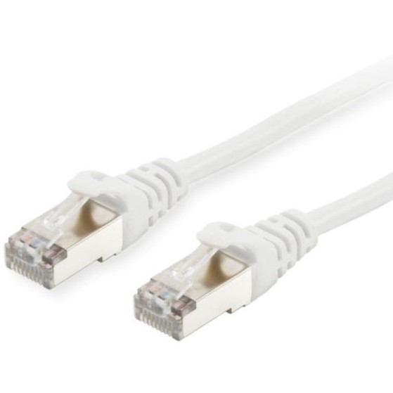 Kabllo UTP Equip Cat6A S/FTP Patch Cable 1.50m / RJ45 to RJ45 / White / LSZH / Shielded / Polybag