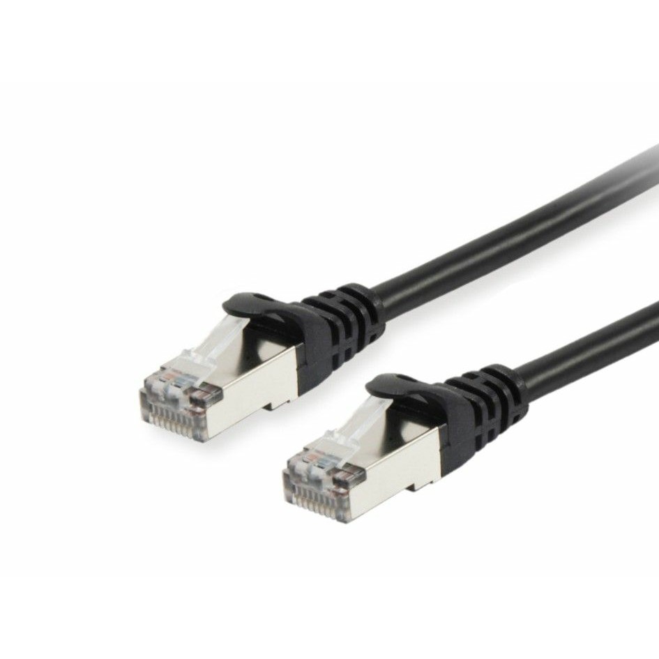 Kabllo për Rrjet Equip Patch Cat6A S/FTP RJ45 në RJ45 / 25.00m / LSZH / Polybag – Zezë