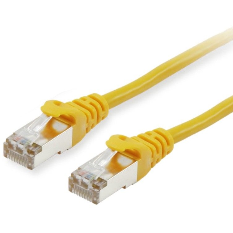 Kabllo për Rrjet Equip Patch Cable Cat6 S/FTP / 2xRJ45 / 7.50m / Verdhë / LSZH – Polybag