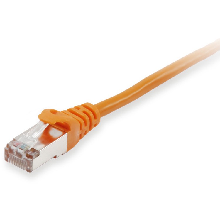 Kabllo për rrjet Equip Patch Cable Cat6 S/FTP / 2xRJ45 / 10.00m / LSZH / Polybag – Portokalli - Figura 2