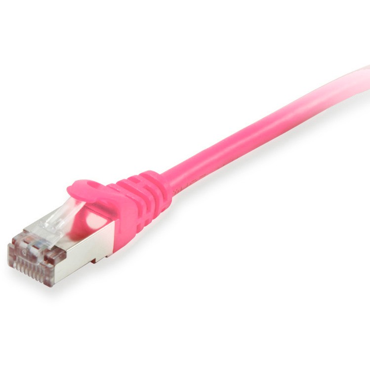 Kabllo për Rrjet Equip Patch Cable Cat6 S/FTP / 2xRJ45 / 3.00m / Rozë / LSZH – Polybag - Figura 2