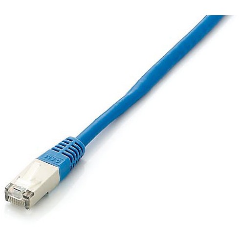 Kabllo për Rrjet Equip Patch Cat6A S/FTP RJ45 në RJ45 / 3.00m / e sheshtë / LSZH / Polybag – Blu - Figura 2