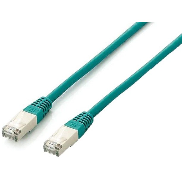 Kabllo për Rrjet Equip Patch Cat6A S/FTP RJ45 në RJ45 / 20.00m / e sheshtë / LSZH / Polybag – Gjelbër
