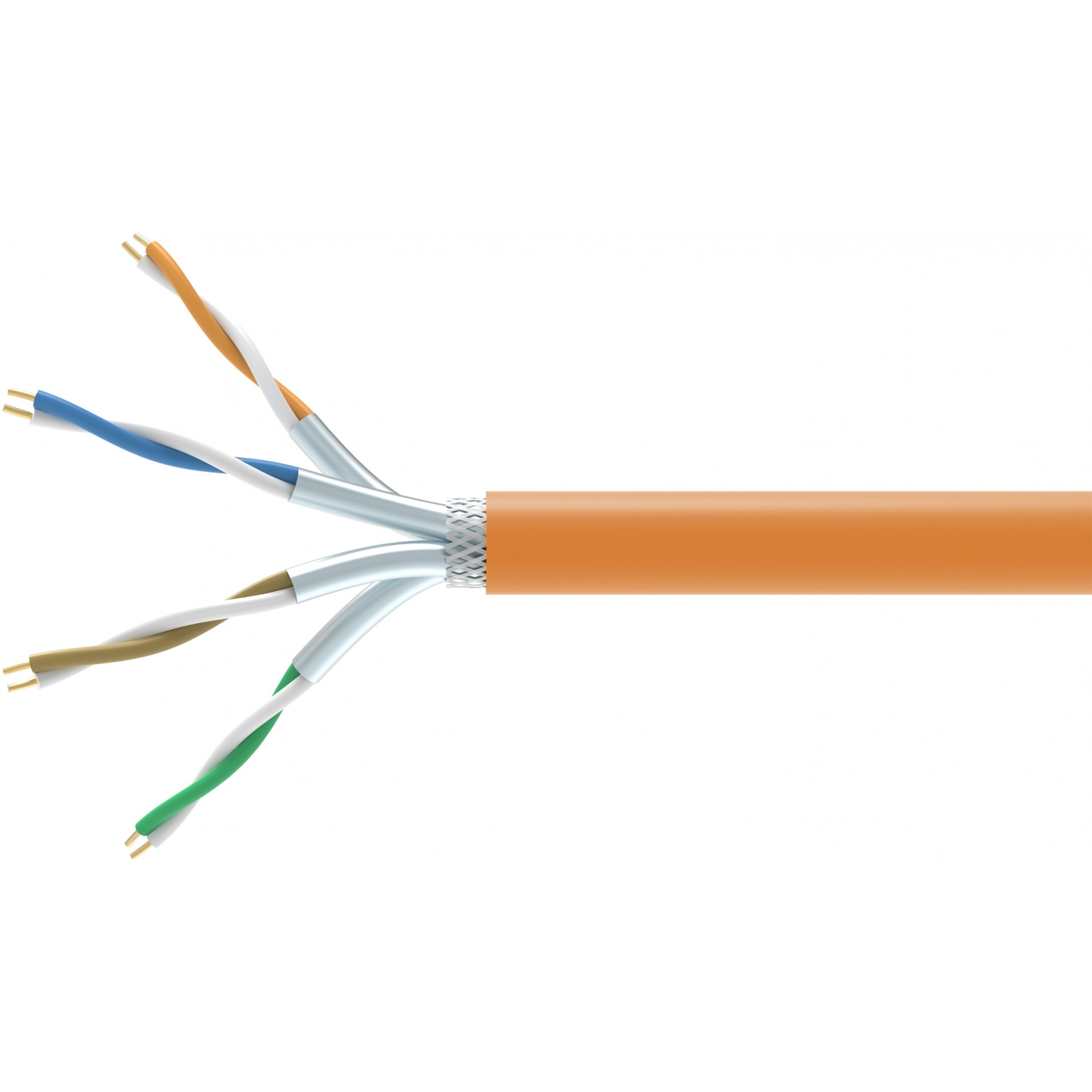 Kabllo për rrjet Equip Cat7 S/FTP / 305.00m / LSZH – Portokalli