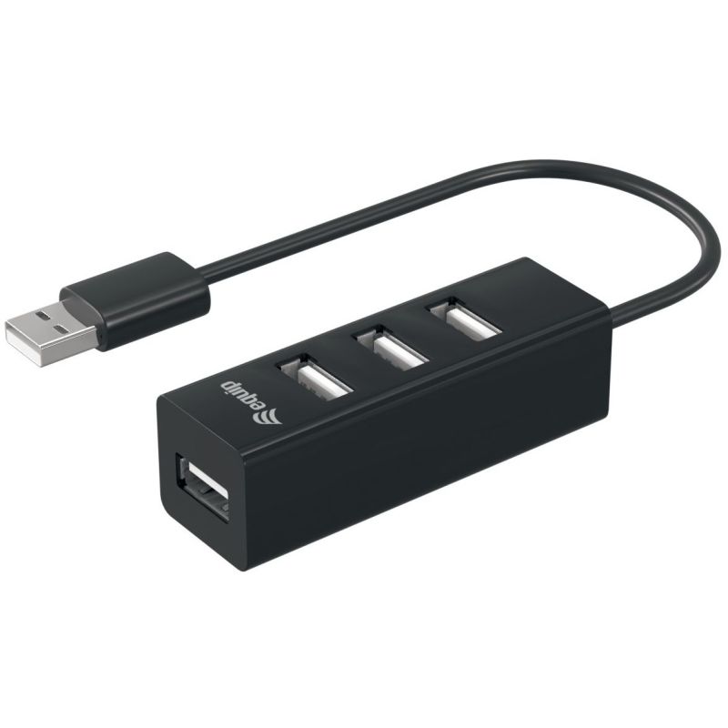 HUB Equip USB‑Hub 4‑Port 2.0 → 4×USB‑A 2.0 480 Mbps – Zezë