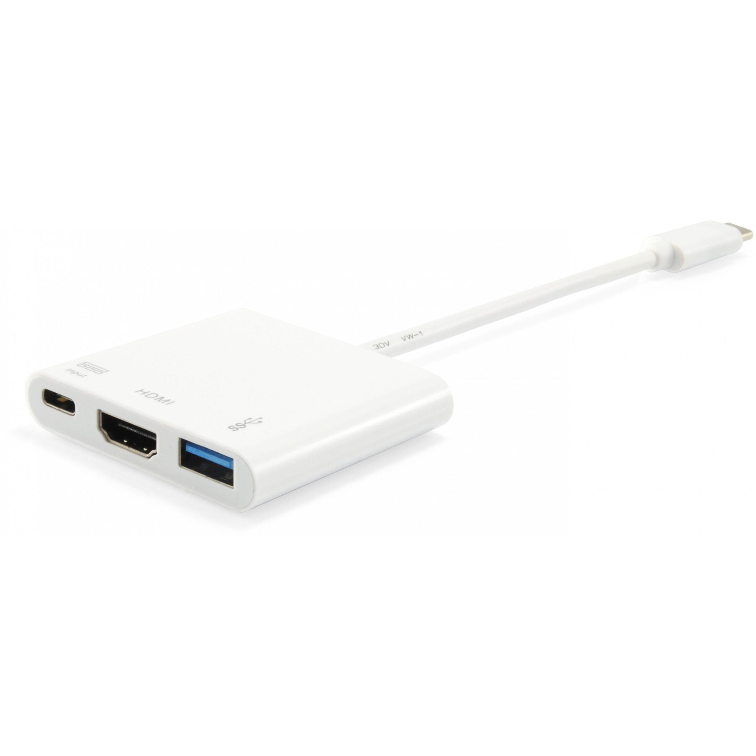 Docking Station Equip USB-C / HDMI / USB 3.0 / 60W PD / Kabllo 15cm - Argjend