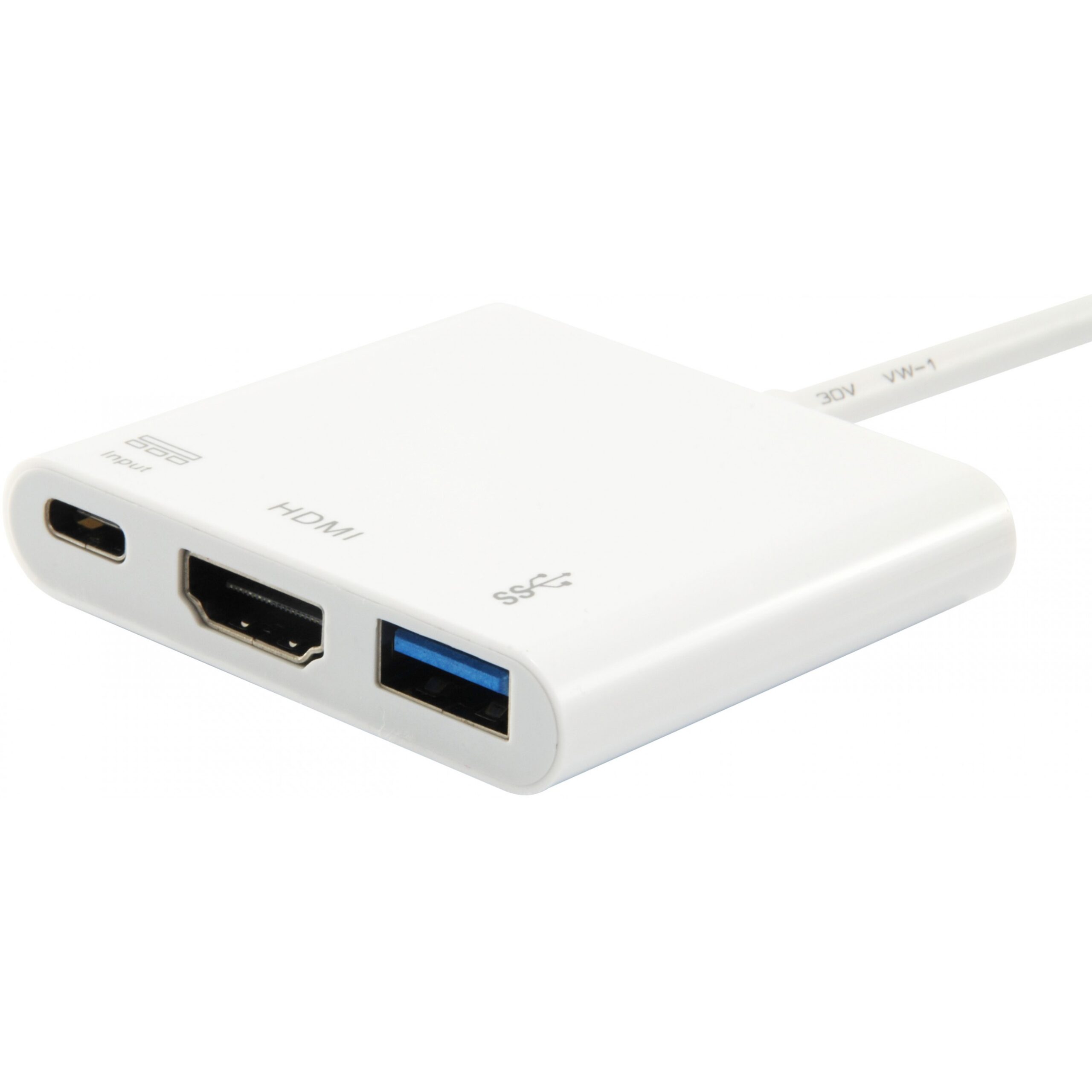 Docking Station Equip USB-C / HDMI / USB 3.0 / 60W PD / Kabllo 15cm - Argjend - Figura 3
