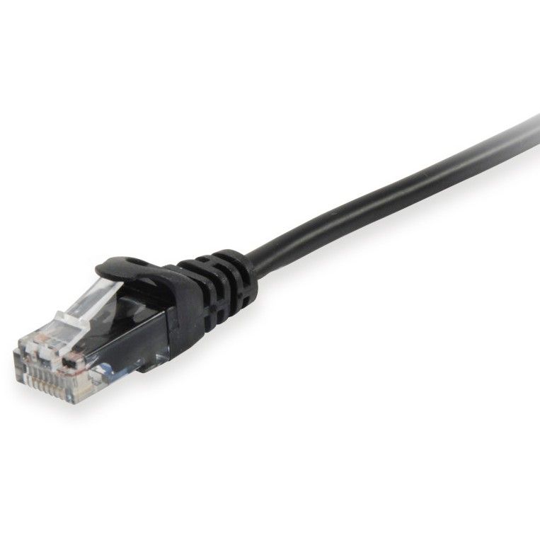 Kabllo për Rrjet Patch Cat6 U/UTP Equip / 2xRJ45 / 0.25m / Polybag – Zezë - Figura 2