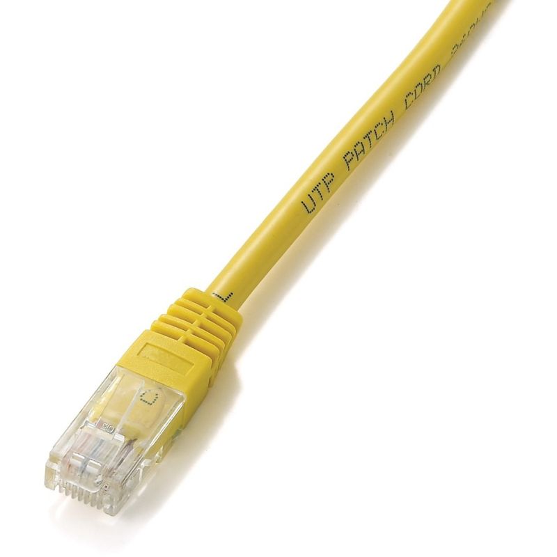Kabllo për Rrjet Patch Cat5e U/UTP Equip / 2xRJ45 / 5.00m / Polybag – Verdhë