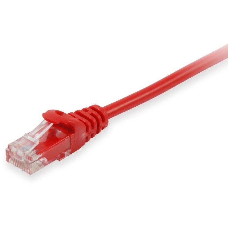 Kabllo për Rrjet Patch Cat6 U/UTP Equip / 2xRJ45 / 2.00m / Polybag – Kuqe - Figura 2