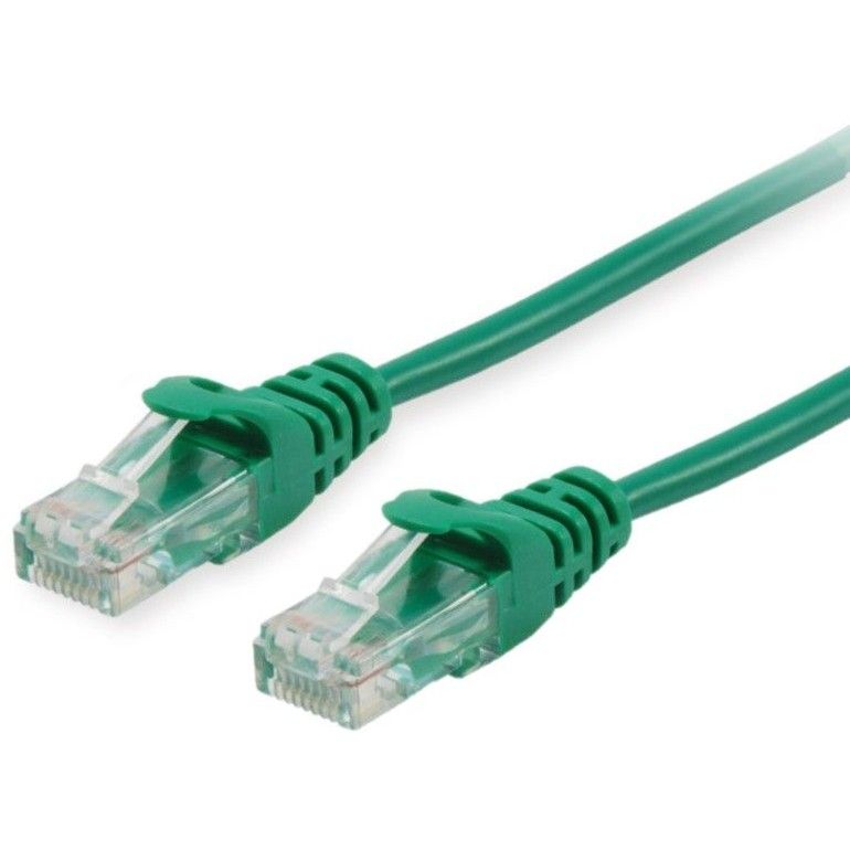 Kabllo për Rrjet Patch Cat6 U/UTP Equip / 2xRJ45 / 10m / Polybag – Gjelbër