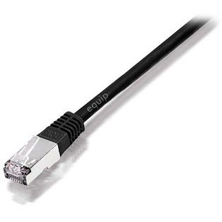 Kabllo për Rrjet Equip Patch Cable Cat5e Crossover / SF/UTP / 2xRJ45 / 1.00m / Polybag - Zezë