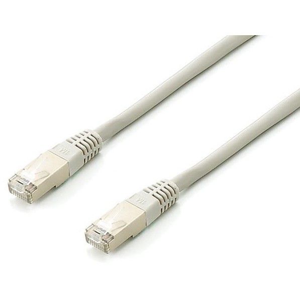 Kabllo për Rrjet / Equip Patch Cable Cat6A S/FTP 2xRJ45 0.25m / 10x Set / Platinum – Gri