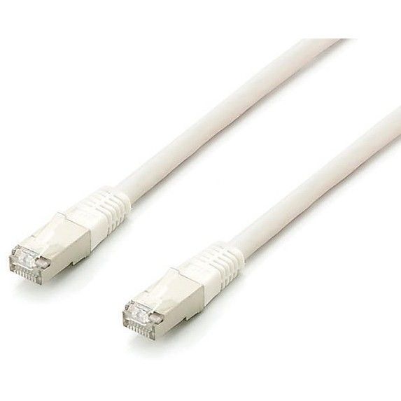 Kabllo për Rrjet / Equip Patch Cable Cat6A S/FTP 2xRJ45 2m / 10x Set / Platinum – Bardhë