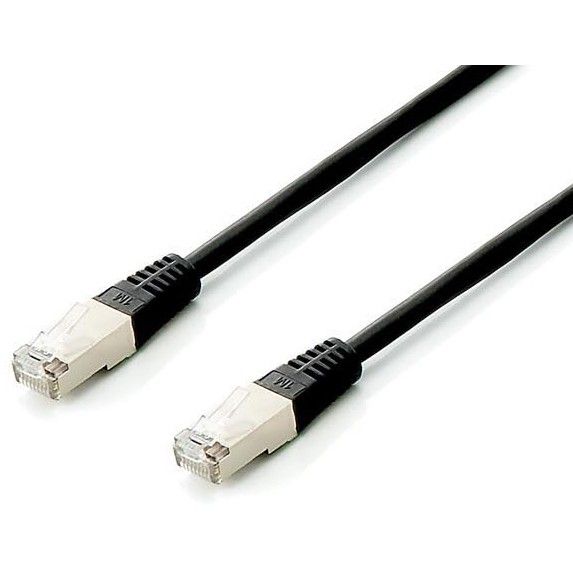 Kabllo për Rrjet / Equip Patch Cable Cat6A S/FTP 2xRJ45 2m / 10x Set / Platinum – Zezë