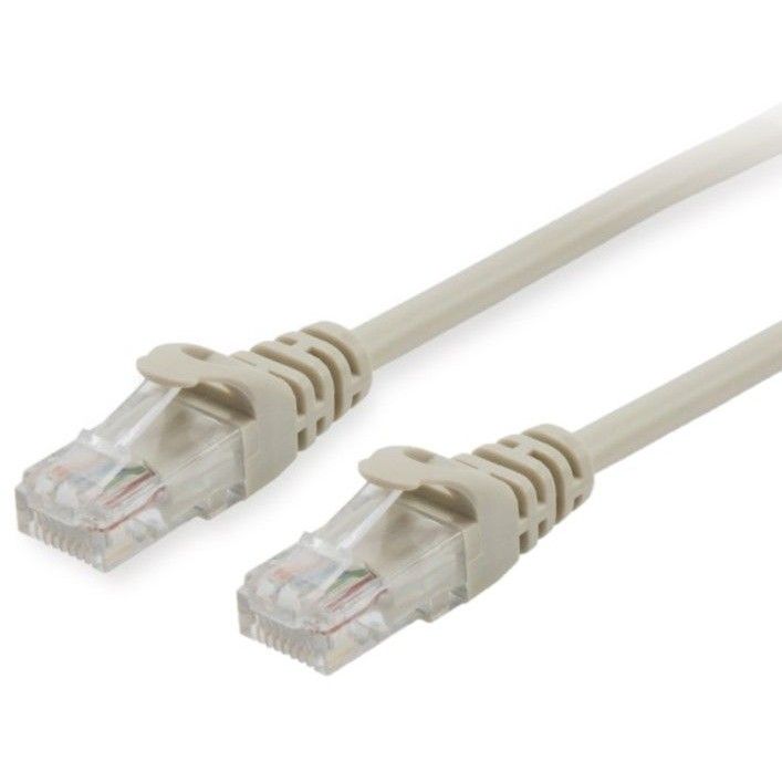 Kabllo për Rrjet / Equip Patch Cable Cat6 U/UTP 2xRJ45 15m / Polybag – Bezhë