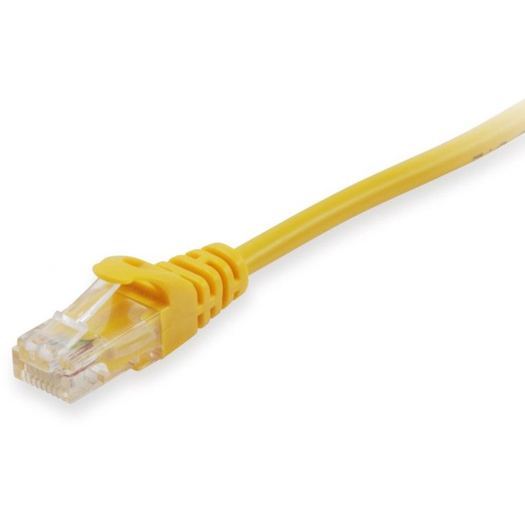 Kabllo për Rrjet / Equip Patch Cable Cat6 U/UTP 2xRJ45 1.5m / Polybag – Verdhë - Figura 2