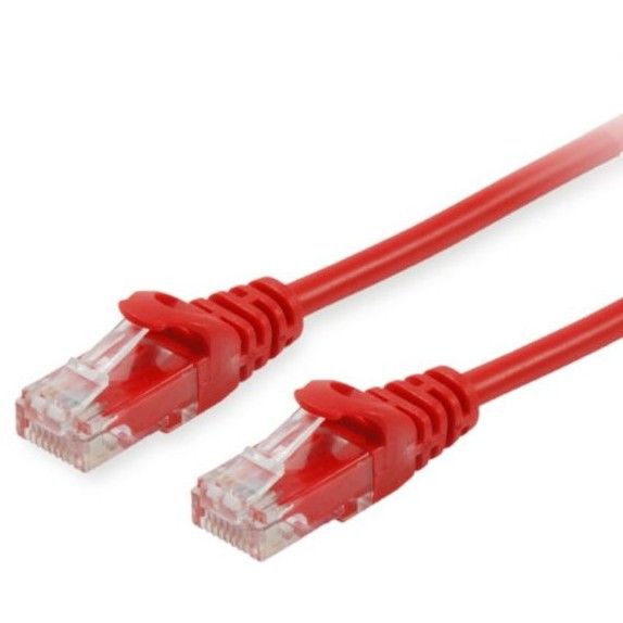 Kabllo për rrjet Equip Patch Cable / Cat6 / U/UTP / 2xRJ45 / 0.15m – Kuqe