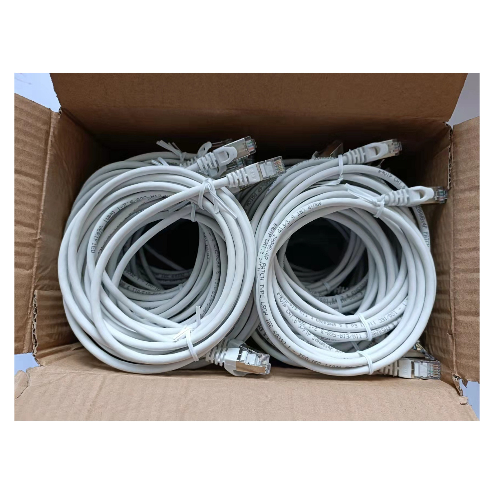 Kabllo për rrjet Equip Patch Cable Cat6 S/FTP 34 pcs / 2×RJ45 / 2 m - Bardhë - Figura 3