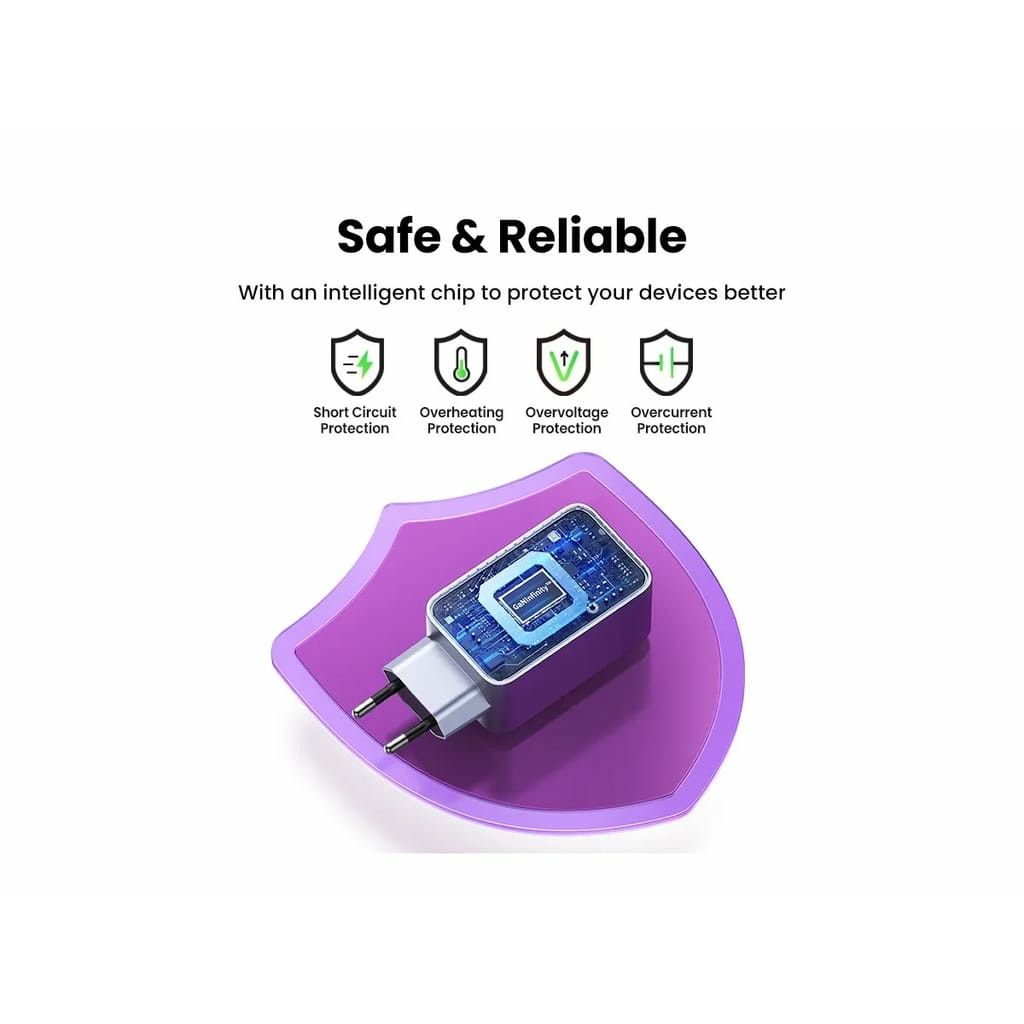 Adapter UGREEN Nexode Pro 100W GaN me Kabllo USB-C - Gri / Zezë - Figura 4