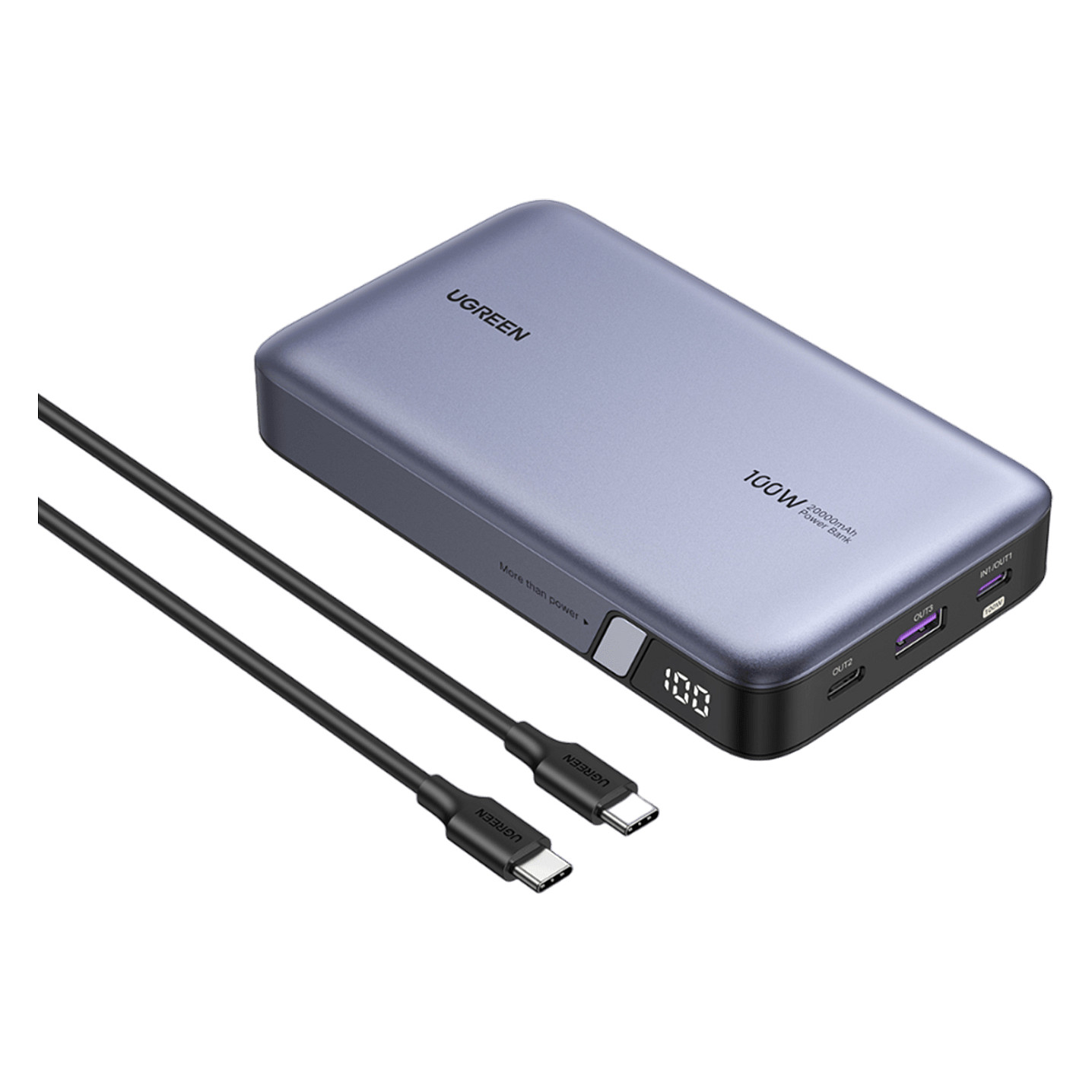 Powerbank Ugreen 20000mAh / PD 100W - Gri