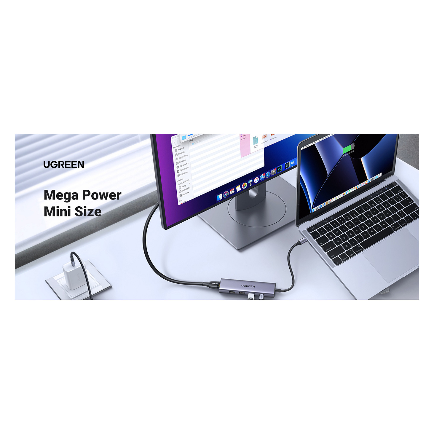 HUB UGREEN Revodok 5-in-1 / 4K HDMI / USB-C / 3x USB-A 3.0 - Figura 2