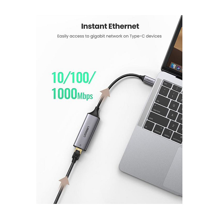 Adapter USB UGREEN USB-C 3.1 Gen 1 to Gigabit Ethernet - Figura 2