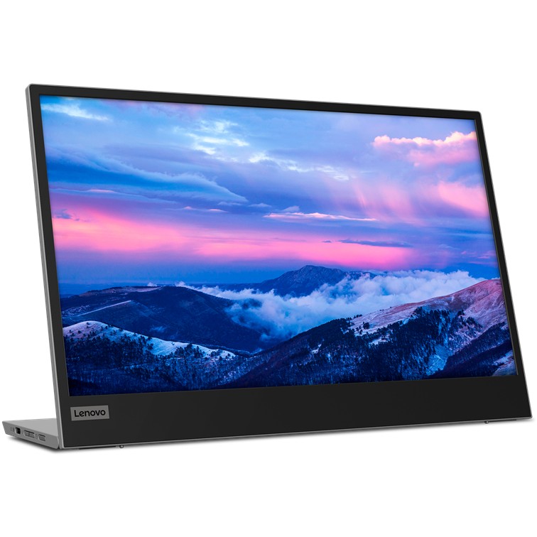 Monitor për punë Lenovo L152 / 15.6" / Full HD IPS LED / 60 Hz / 14 ms / 2 x USB-C + USB 2.0 / Gri - Figura 2