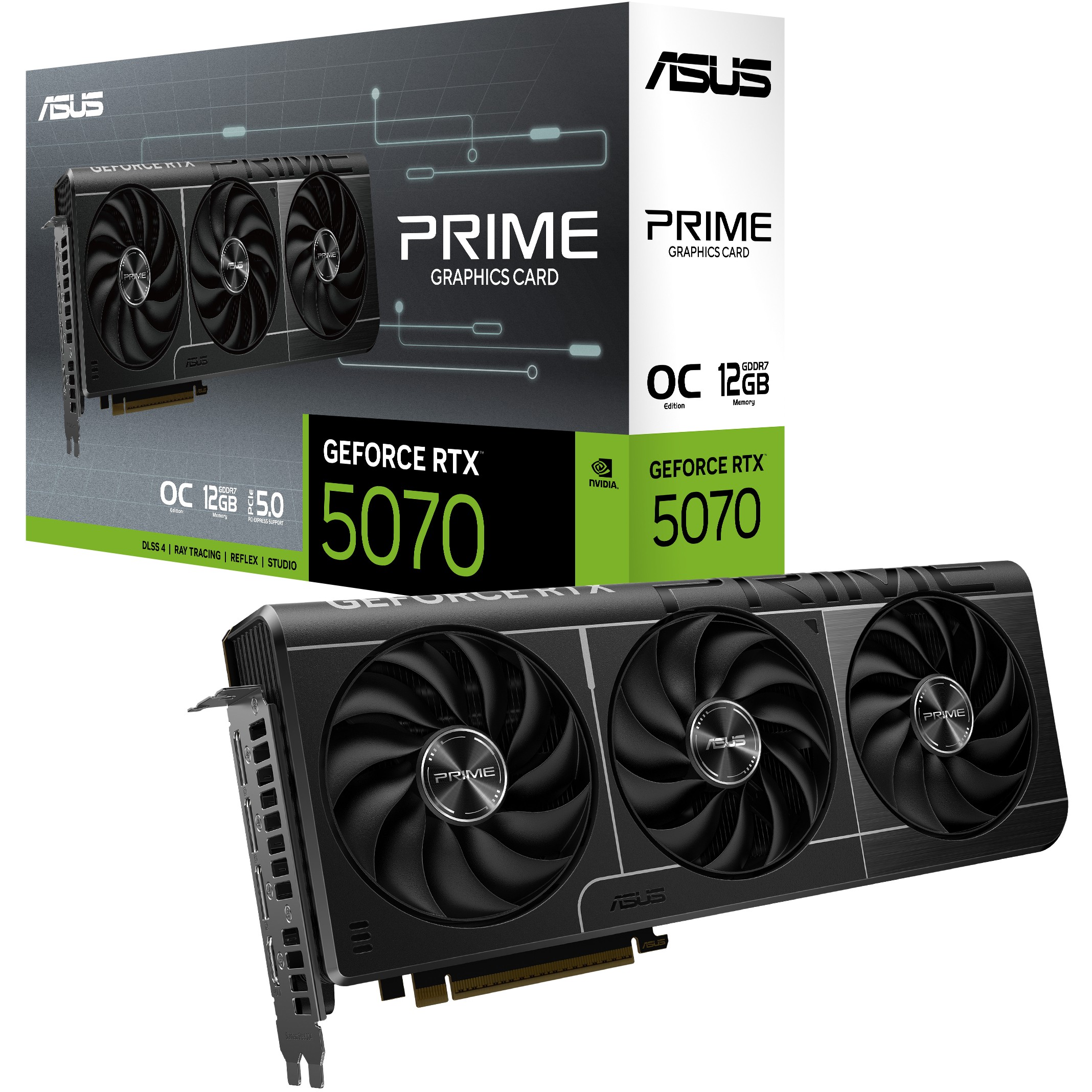 Kartelë Grafike Nvidia RTX 5070 12GB GDDR7 ASUS Prime OC 3Fan - Figura 3