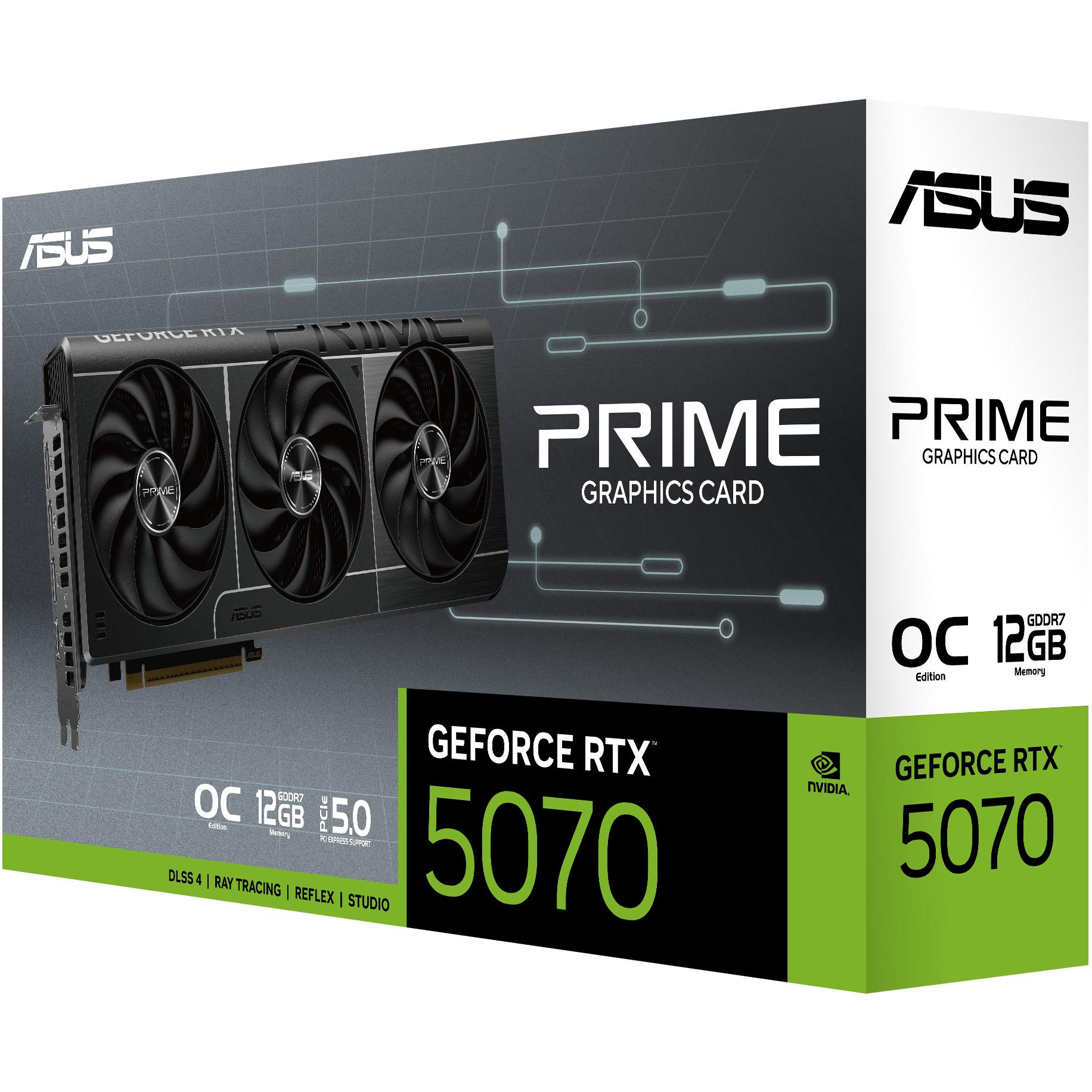 Kartelë Grafike Nvidia RTX 5070 12GB GDDR7 ASUS Prime OC 3Fan - Figura 4