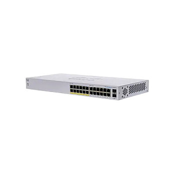 Cisco Business CBS110-24PP-EU 24-Port Gigabit Unmanaged PoE Switch with 100W PoE Budget & Plug-and-Play