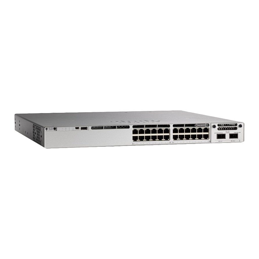 Cisco Catalyst C9300-24UX-E 24-Port mGig UPOE Switch me 2.5G/5G/10G dhe StackWise-480 Enterprise Layer 3 Switch